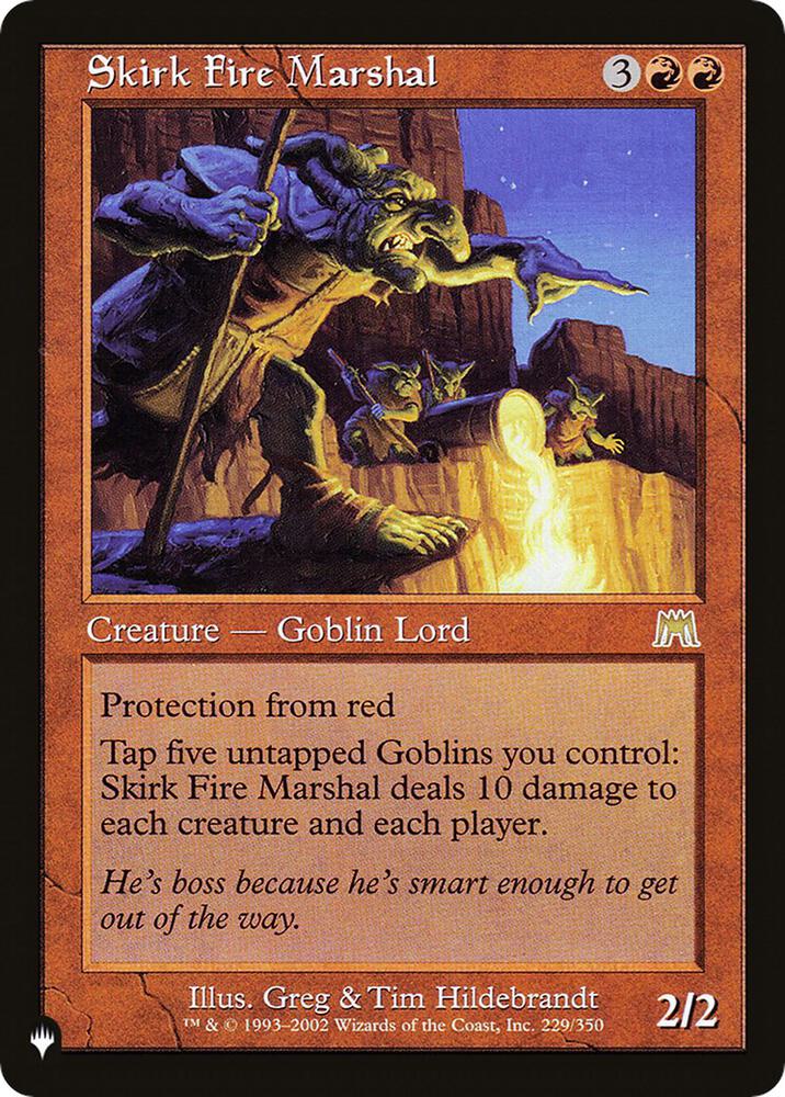 Skirk Fire Marshal (229/350) [The List]