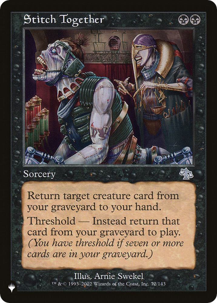 Stitch Together (72/143) [The List]