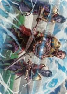 Argivian Phalanx Art Card (3) [Dominaria United Art Series]
