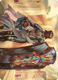Guardian of New Benalia Art Card (8) [Dominaria United Art Series]
