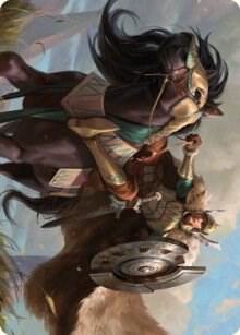 Knight of Dawn's Light Art Card (10) [Dominaria United Art Series]