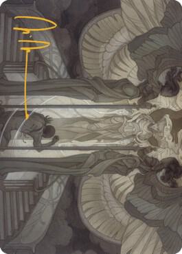 Prayer of Binding Art Card (Gold-Stamped Signature) (12) [Dominaria United Art Series]