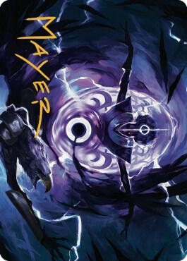 Rona's Vortex Art Card (Gold-Stamped Signature) (16) [Dominaria United Art Series]