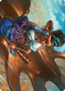 Talas Lookout Art Card (17) [Dominaria United Art Series]