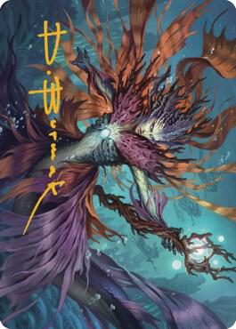 Vodalian Hexcatcher Art Card (Gold-Stamped Signature) (20) [Dominaria United Art Series]