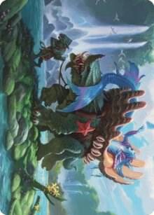 Vodalian Mindsinger Art Card (21) [Dominaria United Art Series]