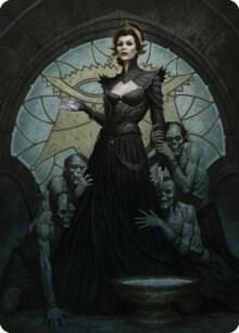 Liliana of the Veil Art Card (24) [Dominaria United Art Series]