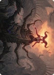 Sheoldred, the Apocalypse Art Card (26) [Dominaria United Art Series]