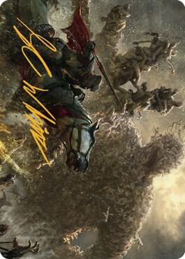Writhing Necromass Art Card (Gold-Stamped Signature) (27) [Dominaria United Art Series]