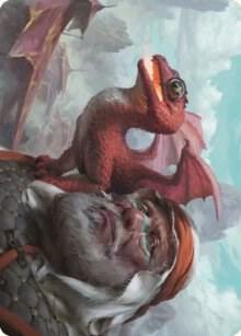 Dragon Whelp Art Card (29) [Dominaria United Art Series]