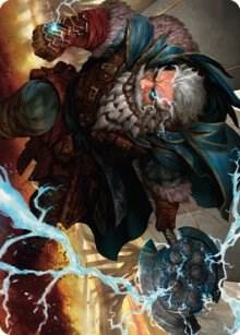 Electrostatic Infantry Art Card (30) [Dominaria United Art Series]
