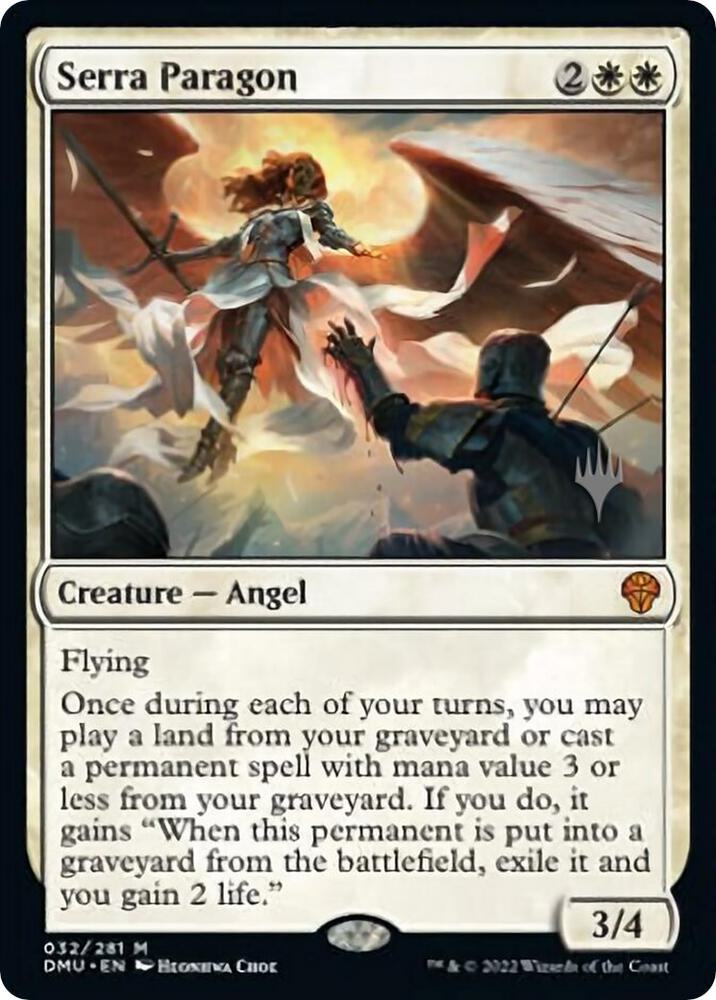 Serra Paragon (32) [Dominaria United Promos]