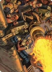 Mana Cannons Art Card (36) [Dominaria United Art Series]