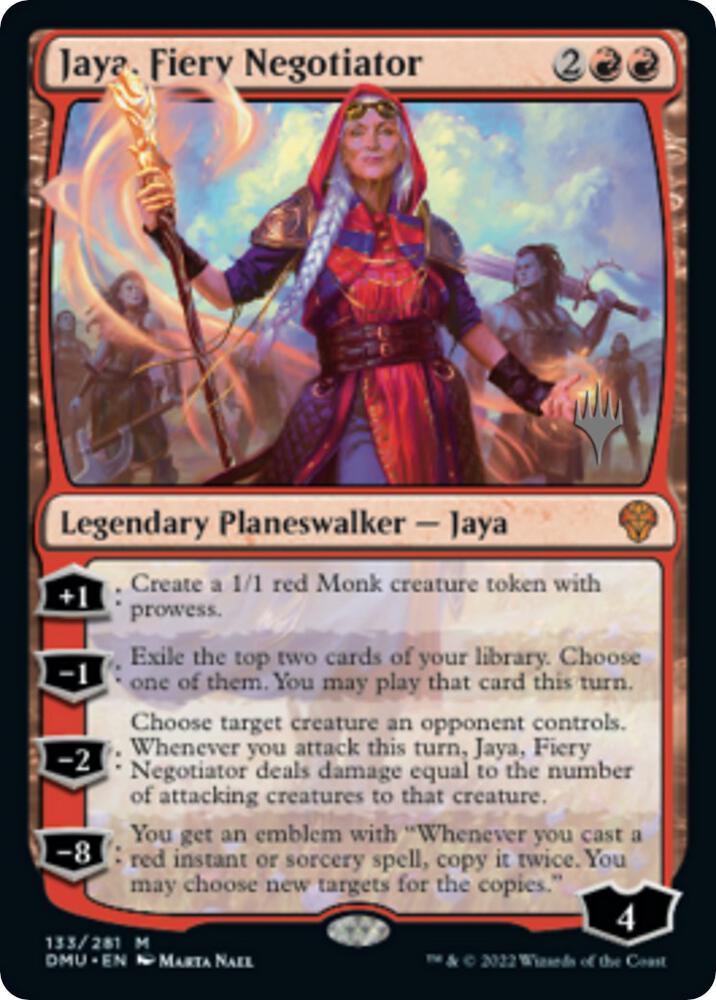 Jaya, Fiery Negotiator (133) [Dominaria United Promos]