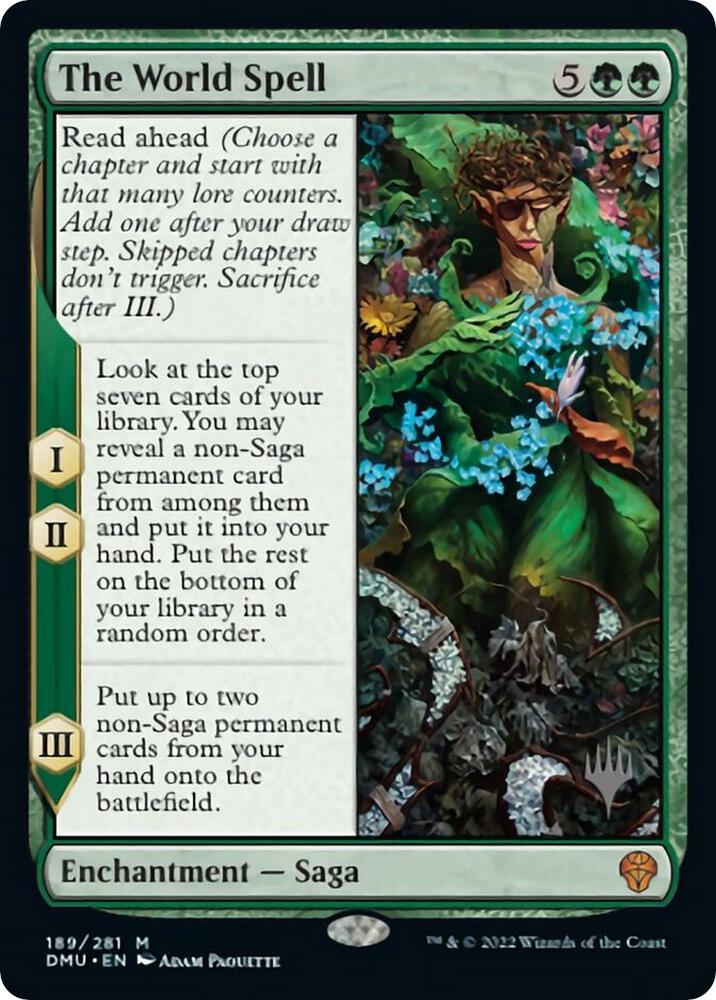 The World Spell (189) [Dominaria United Promos]