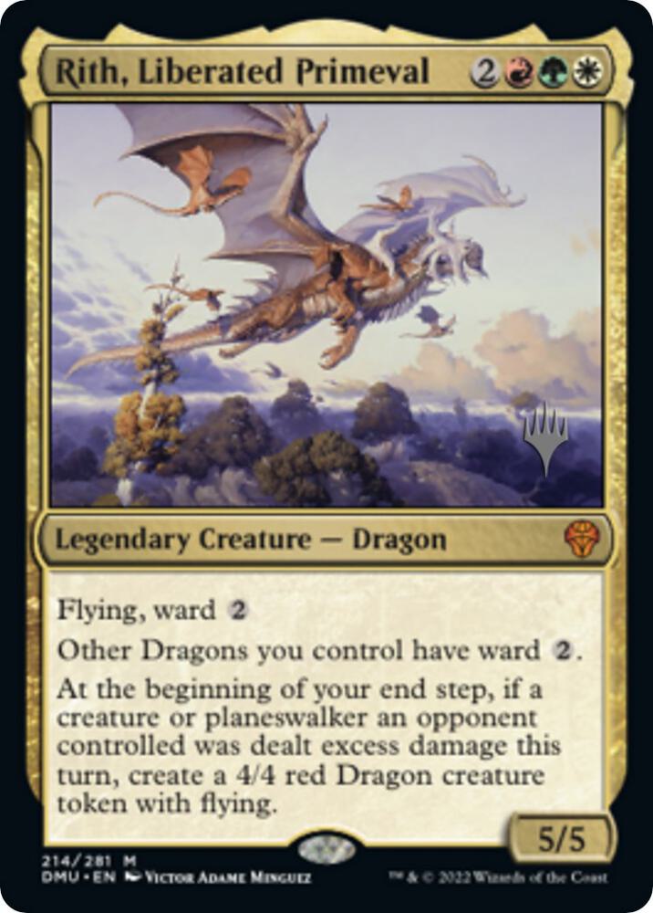 Rith, Liberated Primeval (214) [Dominaria United Promos]