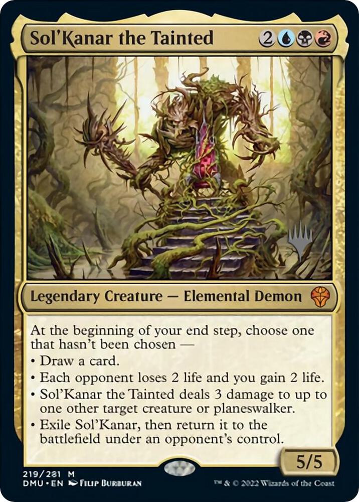 Sol'Kanar the Tainted (219) [Dominaria United Promos]