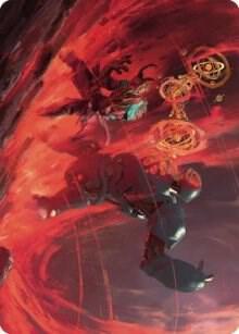 Twinferno Art Card (39) [Dominaria United Art Series]