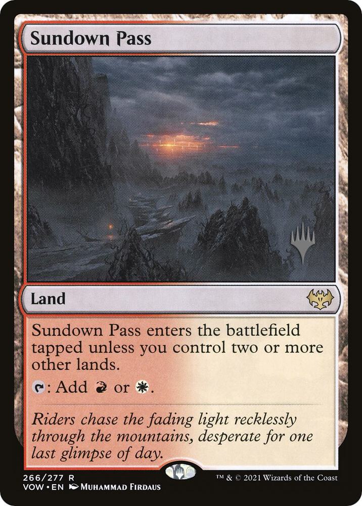 Sundown Pass (266) [Dominaria United Promos]