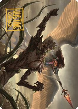 Strength of the Coalition Art Card (Gold-Stamped Signature) (41) [Dominaria United Art Series]