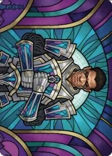 Aron, Benalia's Ruin Art Card (43) [Dominaria United Art Series]