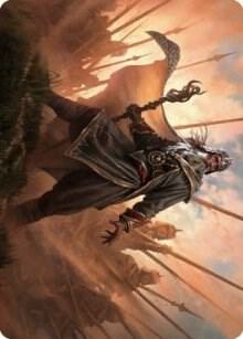 Hazezon, Shaper of Sand Art Card (46) [Dominaria United Art Series]