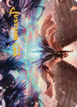 Iridian Maelstrom Art Card (Gold-Stamped Signature) (47) [Dominaria United Art Series]