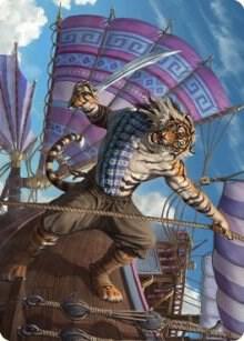 Jedit Ojanen, Mercenary Art Card (48) [Dominaria United Art Series]