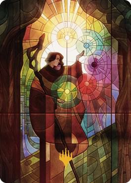Jodah, the Unifier Art Card (Gold-Stamped Signature) (49) [Dominaria United Art Series]