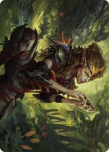 Meria, Scholar of Antiquity Art Card (50) [Dominaria United Art Series]