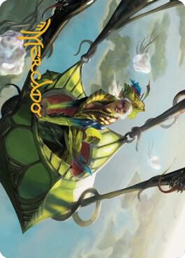 Nael, Avizoa Aeronaut Art Card (Gold-Stamped Signature) (51) [Dominaria United Art Series]