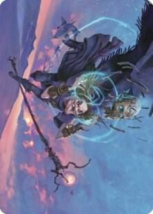 Zur, Eternal Schemer Art Card (56/81) [Dominaria United Art Series]