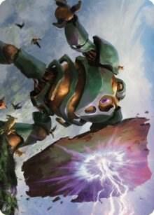 Walking Bulwark Art Card (58) [Dominaria United Art Series]