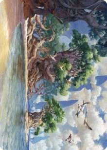 Yavimaya Coast Art Card (61) [Dominaria United Art Series]