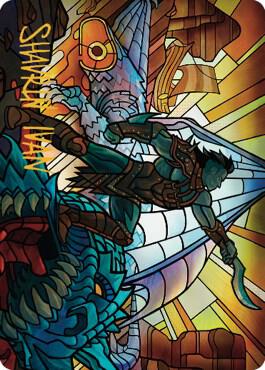 Astor, Bearer of Blades Art Card (Gold-Stamped Signature) (68) [Dominaria United Art Series]