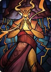 Najal, the Storm Runner Art Card (74) [Dominaria United Art Series]