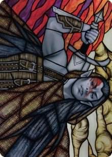 Radha, Coalition Warlord Art Card (75) [Dominaria United Art Series]