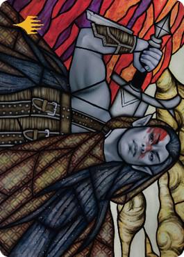 Radha, Coalition Warlord Art Card (Gold-Stamped Signature) (75) [Dominaria United Art Series]