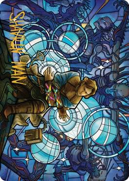 Raff, Weatherlight Stalwart Art Card (Gold-Stamped Signature) (76) [Dominaria United Art Series]