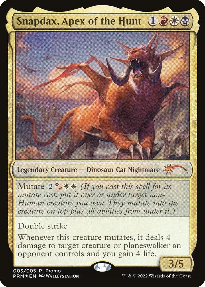 Snapdax, Apex of the Hunt (2022 Lunar New Year Promo) (3) [Unique and Miscellaneous Promos]