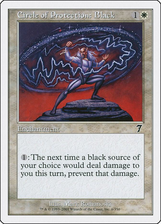Circle of Protection: Black (6) [Seventh Edition]