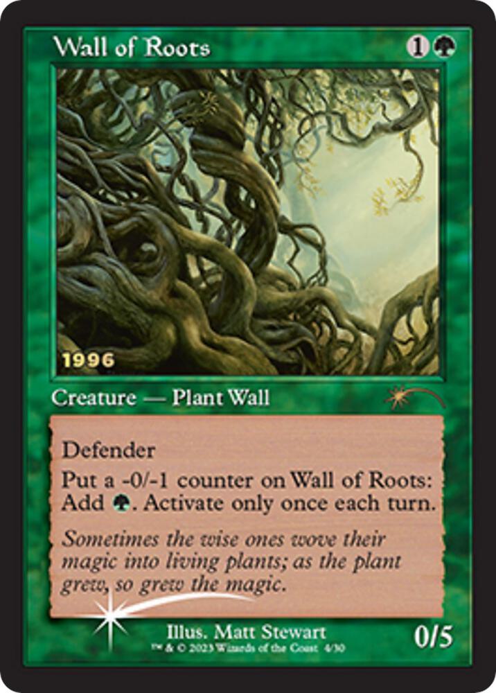 Wall of Roots (4) [30th Anniversary Promos]