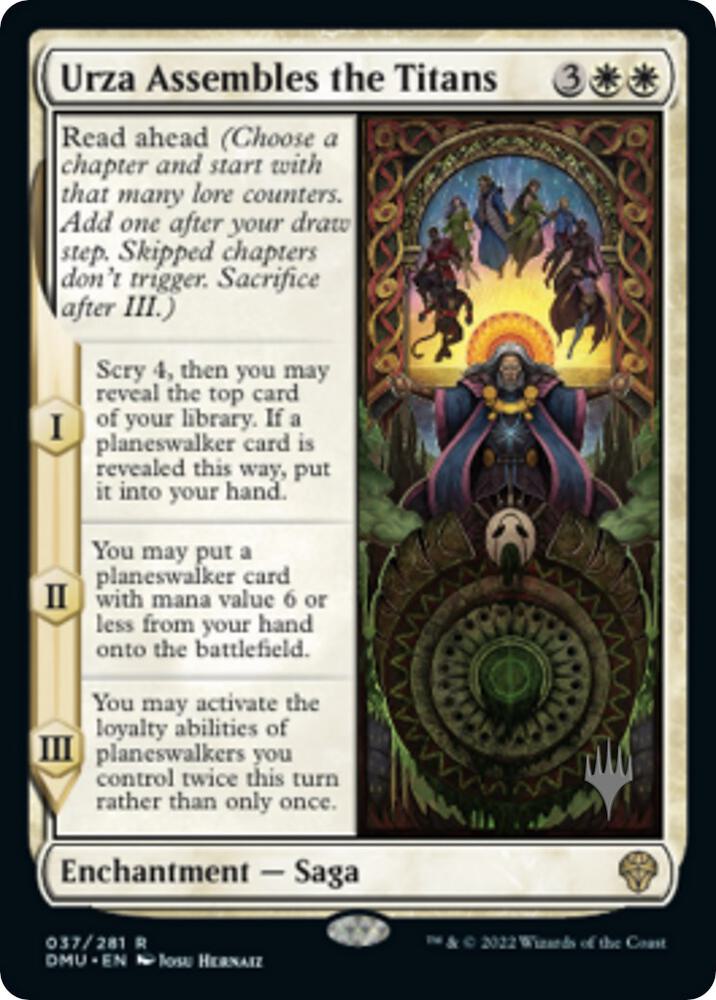 Urza Assembles the Titans (37) [Dominaria United Promos]