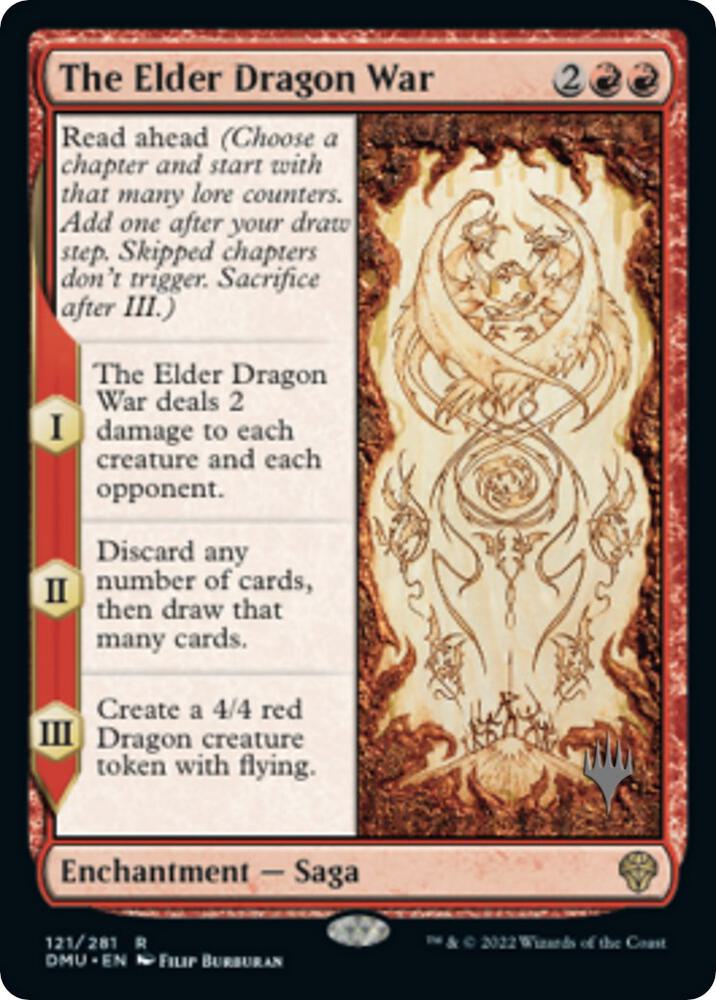 The Elder Dragon War (121) [Dominaria United Promos]