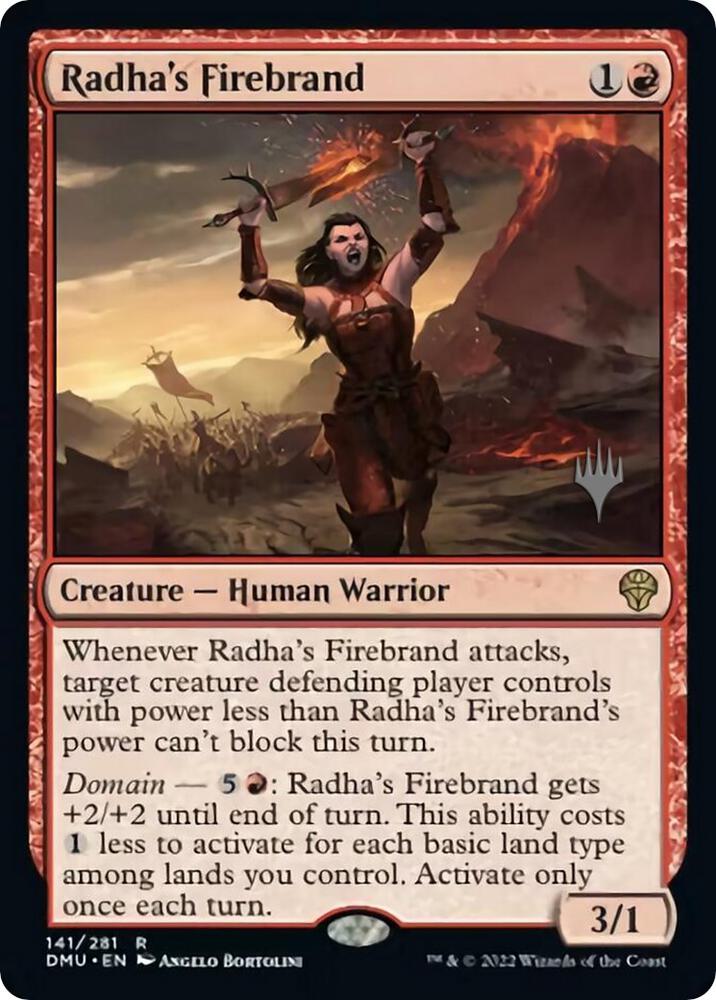 Radha's Firebrand (141) [Dominaria United Promos]