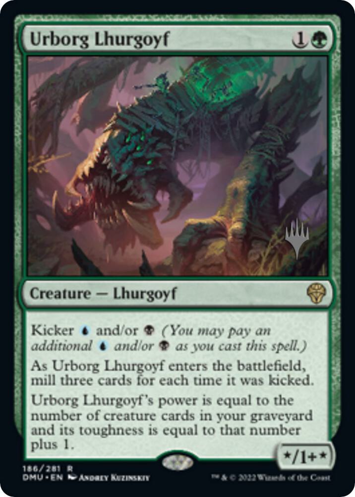 Urborg Lhurgoyf (186) [Dominaria United Promos]