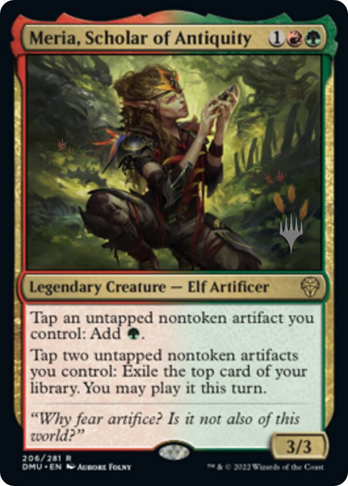 Meria, Scholar of Antiquity (206) [Dominaria United Promos]