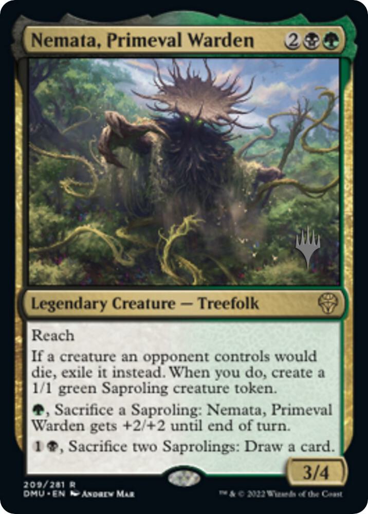 Nemata, Primeval Warden (209) [Dominaria United Promos]