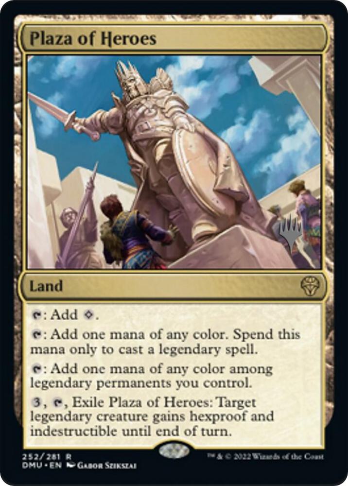 Plaza of Heroes (252) [Dominaria United Promos]