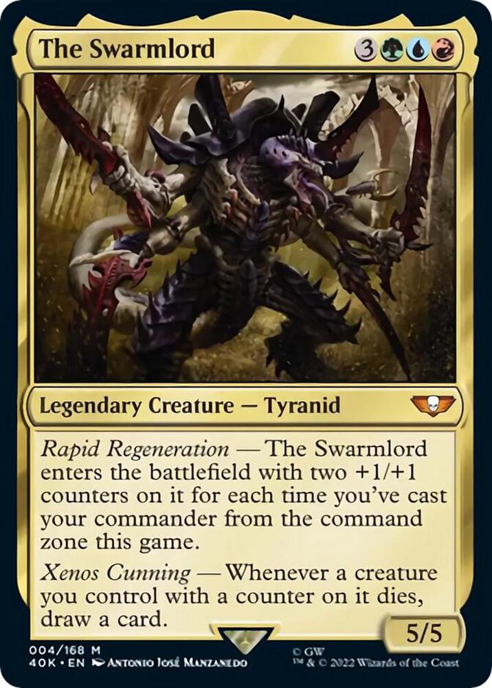 The Swarmlord (Surge Foil) (4) [Warhammer 40,000 Commander]